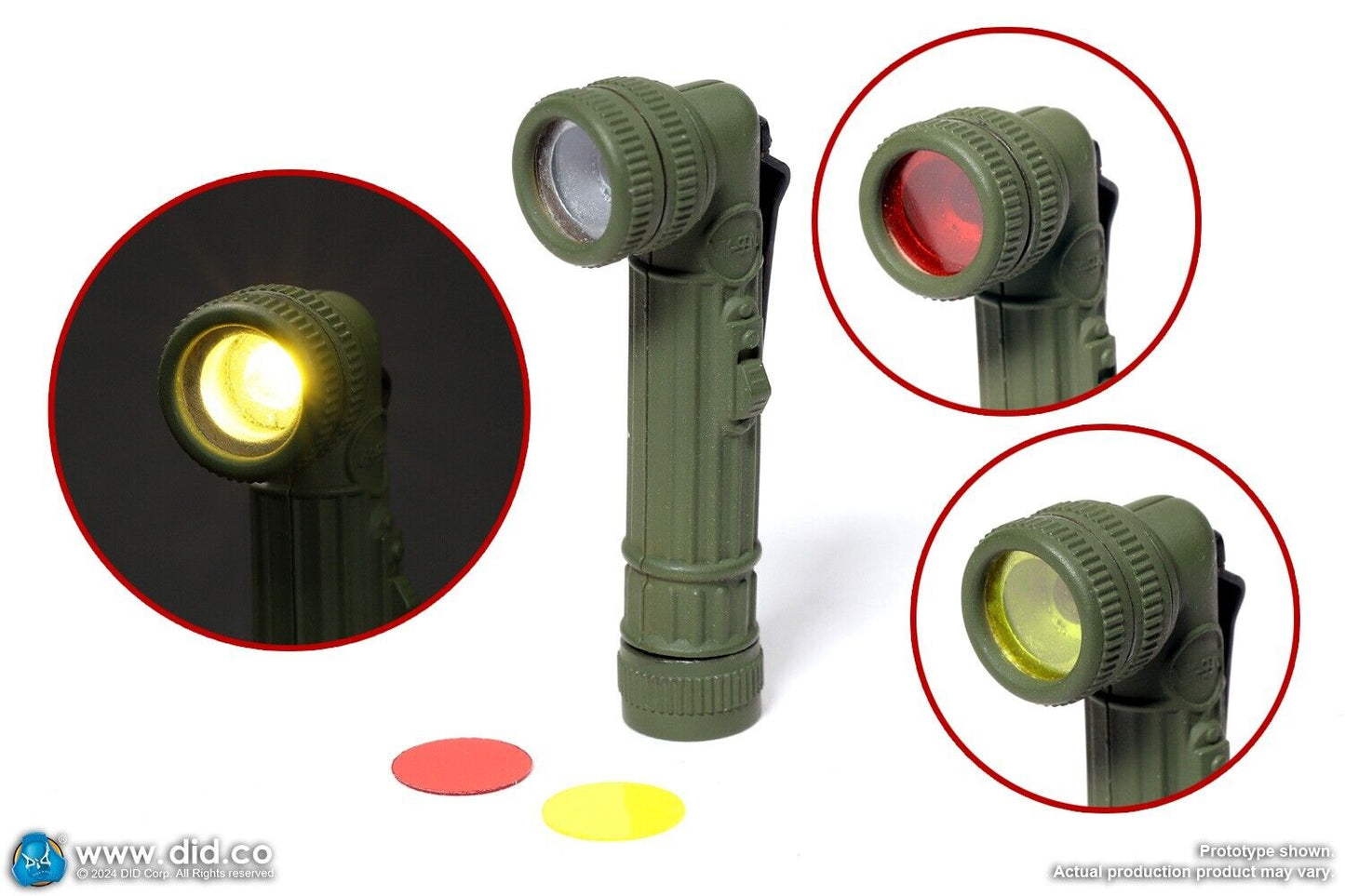 1:6 scale DiD Vietnam War US Army Lt Col Moore LED Flashlight