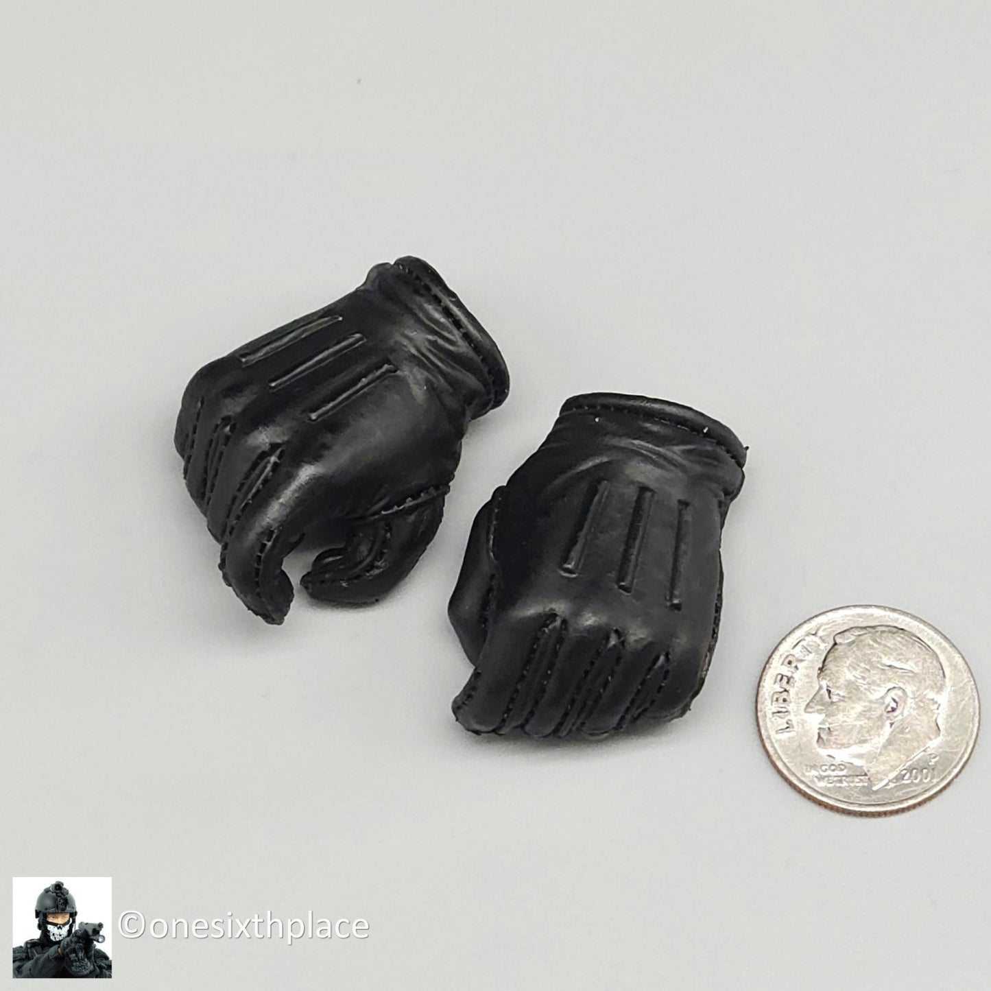 1:6 BBI French Foreign Legion Leon G1 Black Gloved Hands for 12" Figures