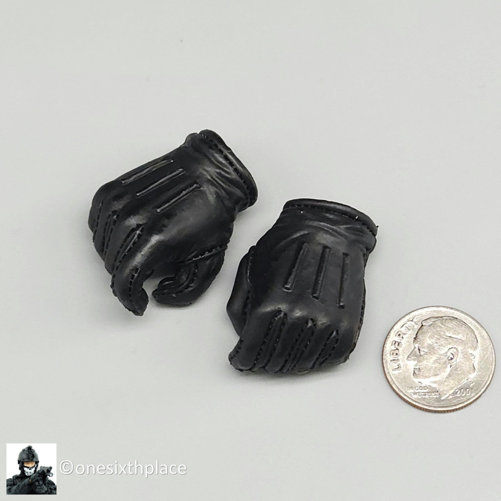 1:6 BBI French Foreign Legion Leon G1 Black Gloved Hands for 12" Figures