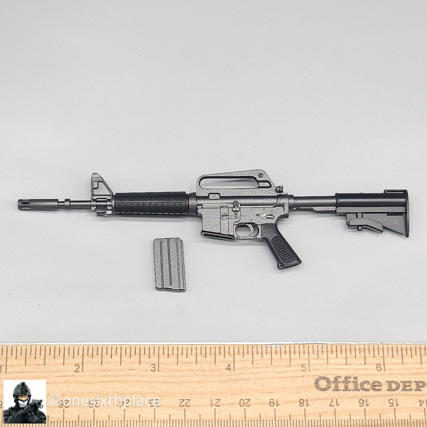1:6 scale Ujindou Vietnam US Army 25th Infantry Division CAR-15 Rifle XM177