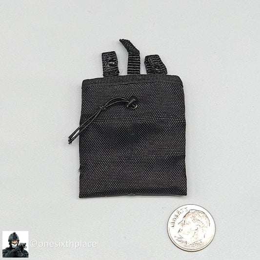 1:6 scale Soldier Story Black Dump Pouch for 12" Figures