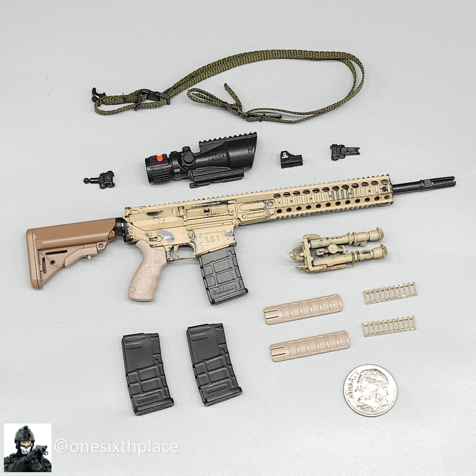 1:6 Easy & Simple British Army Brigade of Gurkhas L129A1 Rifle Set 12" Figures