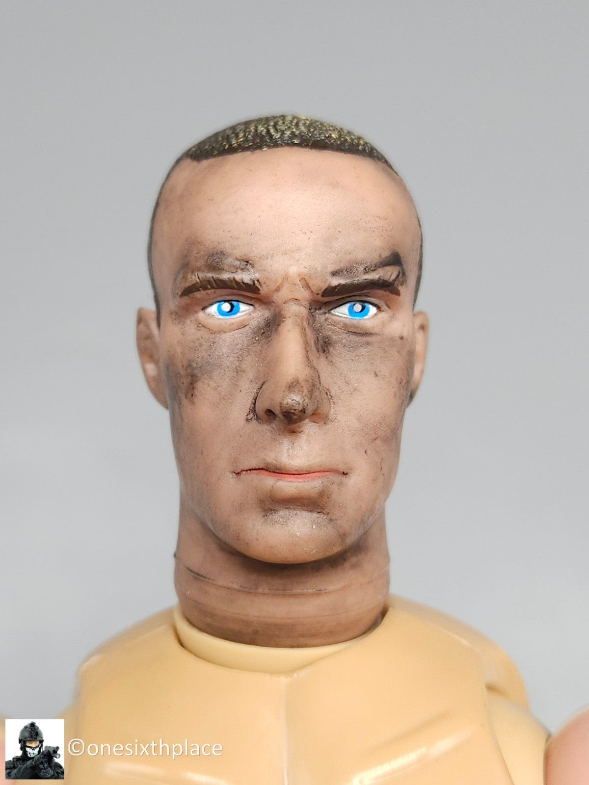 1:6 scale InToyz Sniper Male Nude Body w/ Camo Head for 12" Figures USMC