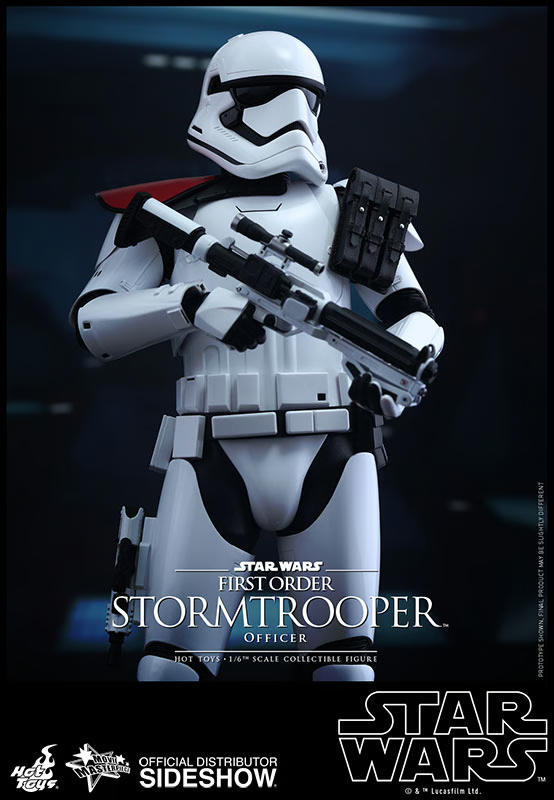 1:6 scale Hot Toys Star Wars First Order Stormtrooper Officer 12" Figure MMS334