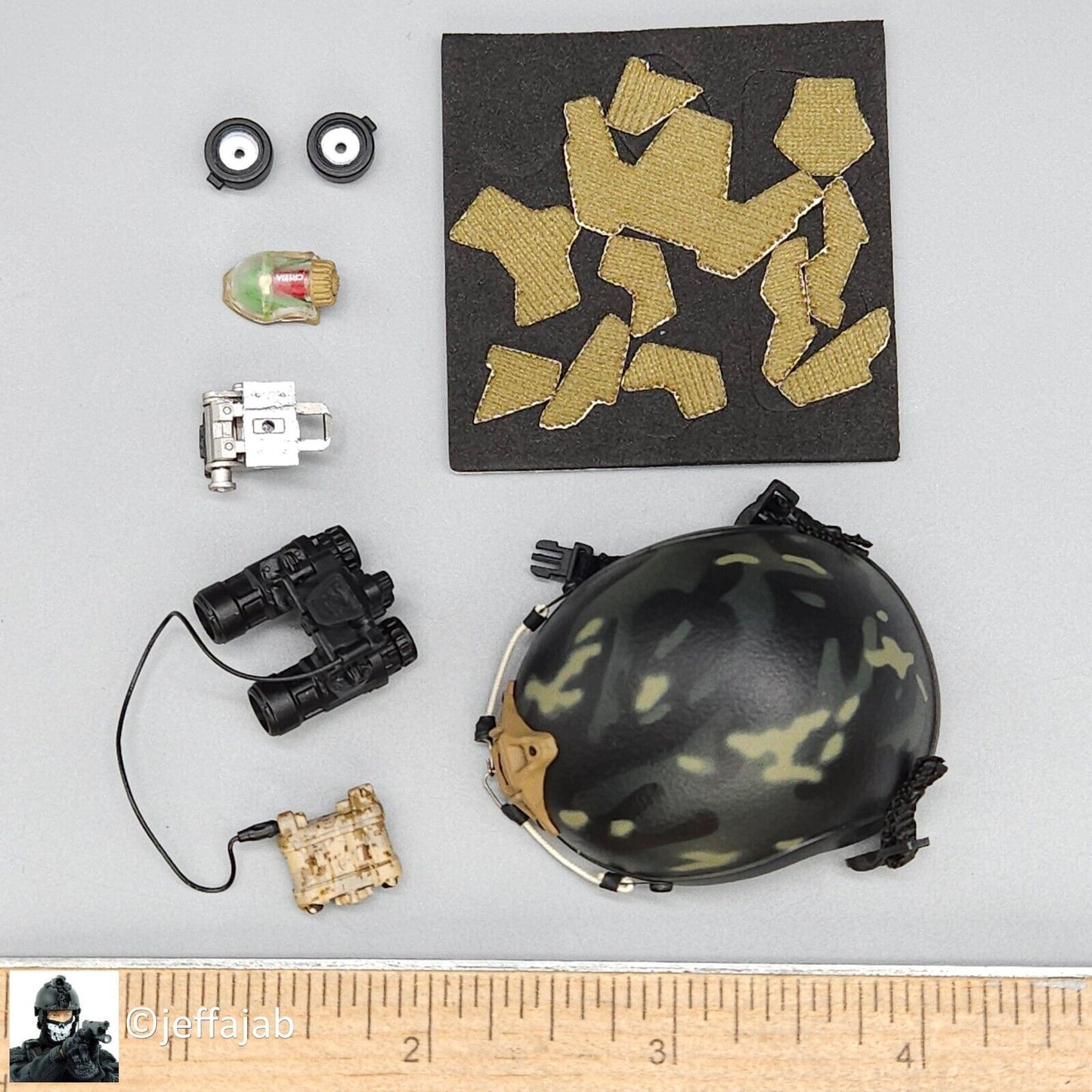 1:6 Easy & Simple Veteran Tactical Instructor Special Ver. MCB Helmet w/ NVG