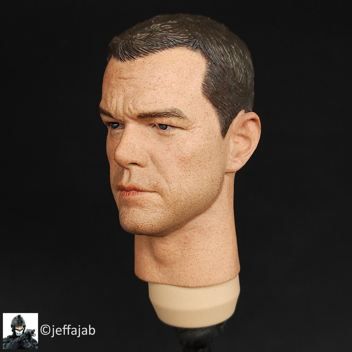 1:6 Ujindou Vietnam MACV-SOG Prairie Fire Male Head Sculpt for 12" Figures