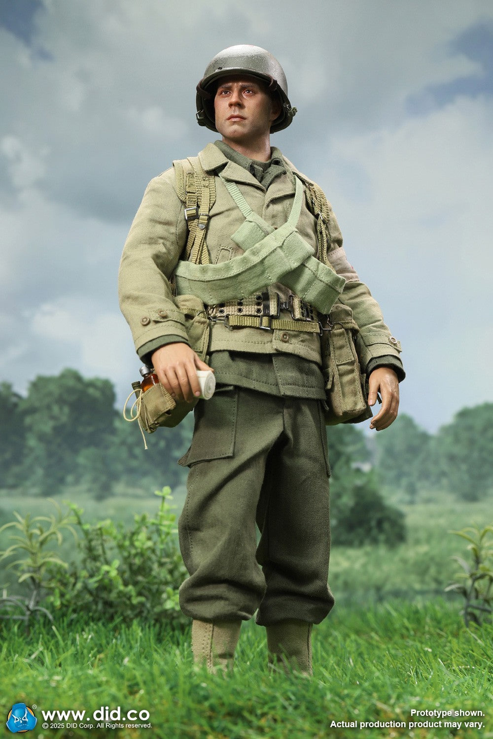 1:6 Scale DiD WWII US 2nd Ranger Battalion Medic Wade 12" Figure A80189
