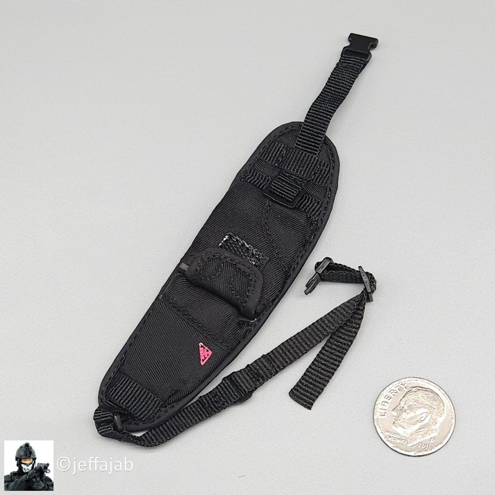 1:6 Soldier Story The Division 2 Agent Caleb Dunne Black Shoulder Bag