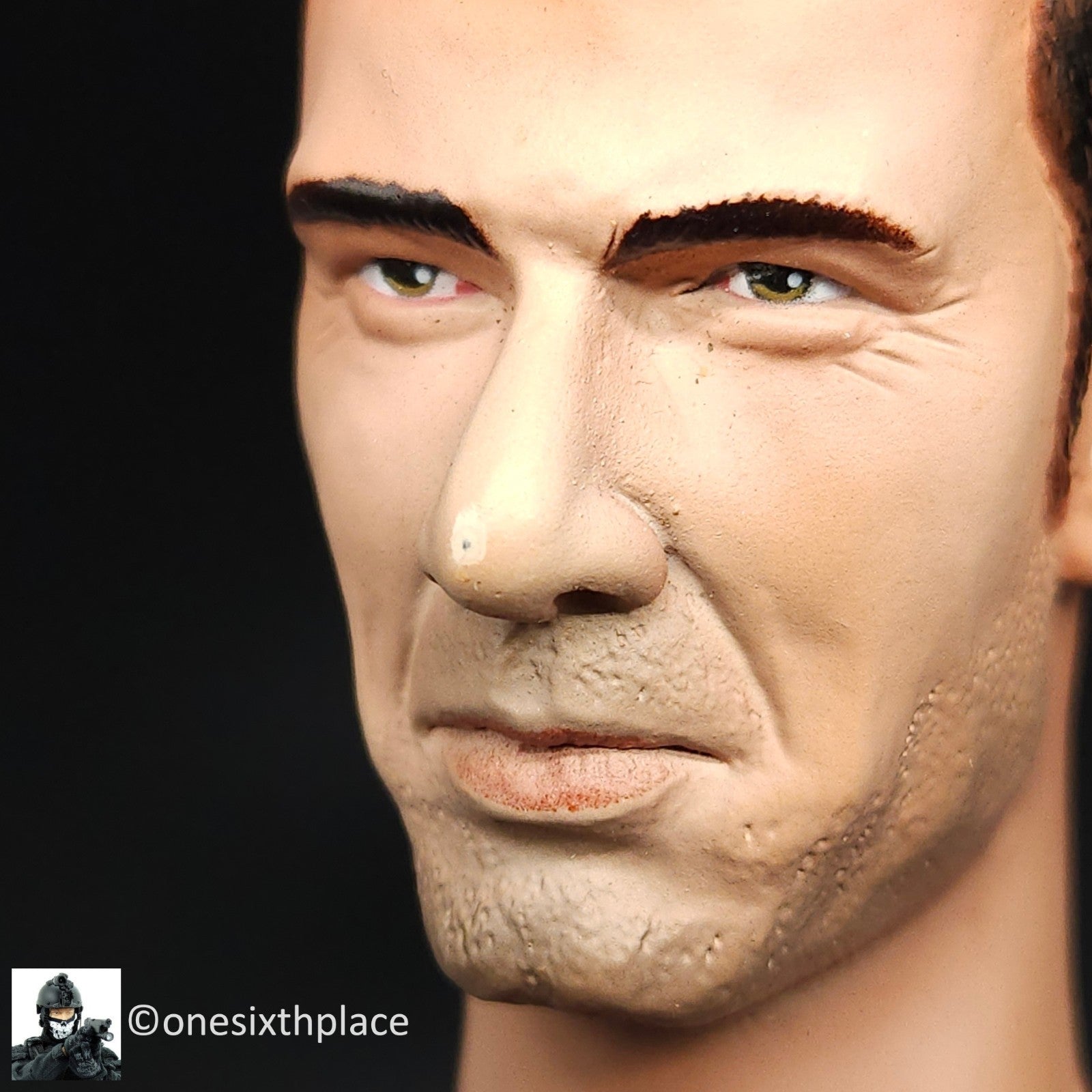 1:6 Playhouse Saturday Toys USMC Male Head Sculpt USED READ for 12" Figures