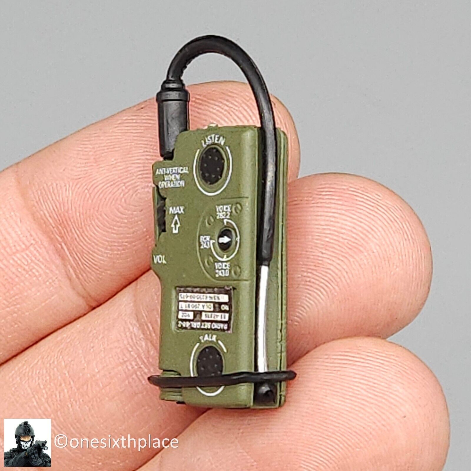 1:6 scale BBI Navy Pilot PRC-90 Survival Radio for 12" Figures Vietnam