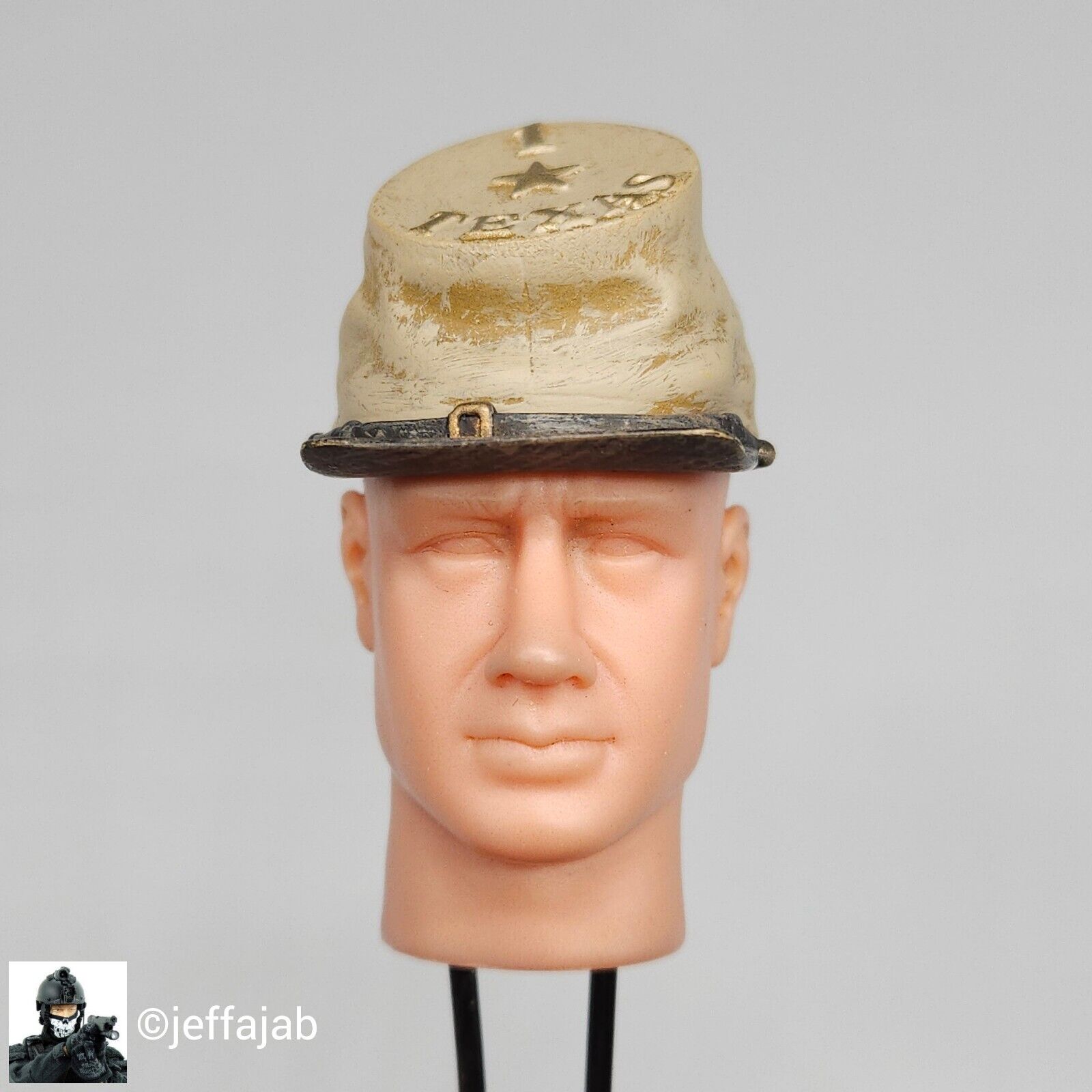 1:6 Sideshow Civil War Confederate Texas Infantry Forage Cap 12" GI Joe Dragon