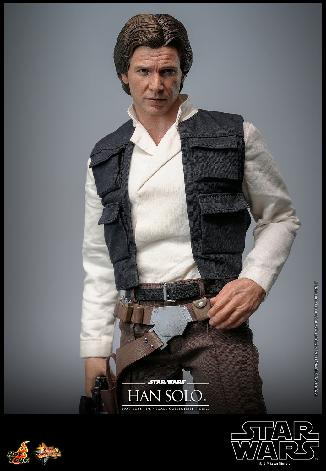 1:6 scale Hot Toys Star Wars Han Solo 12" Action Figure MM740