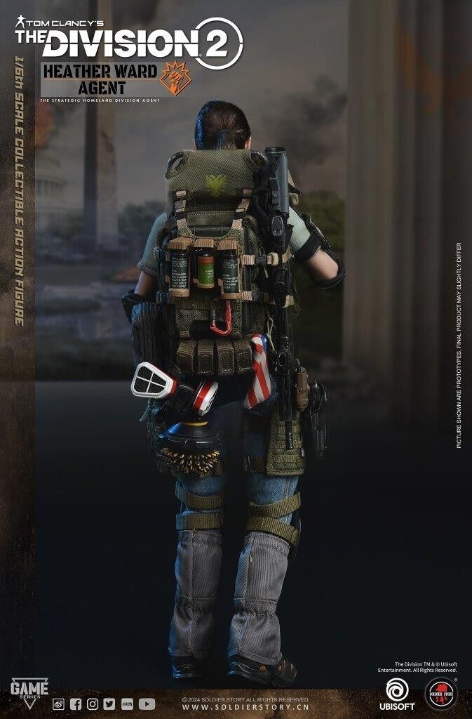 1:6 scale Soldier Story The Division 2 Agent Heather Ward ISAC Watch Brick Pouch
