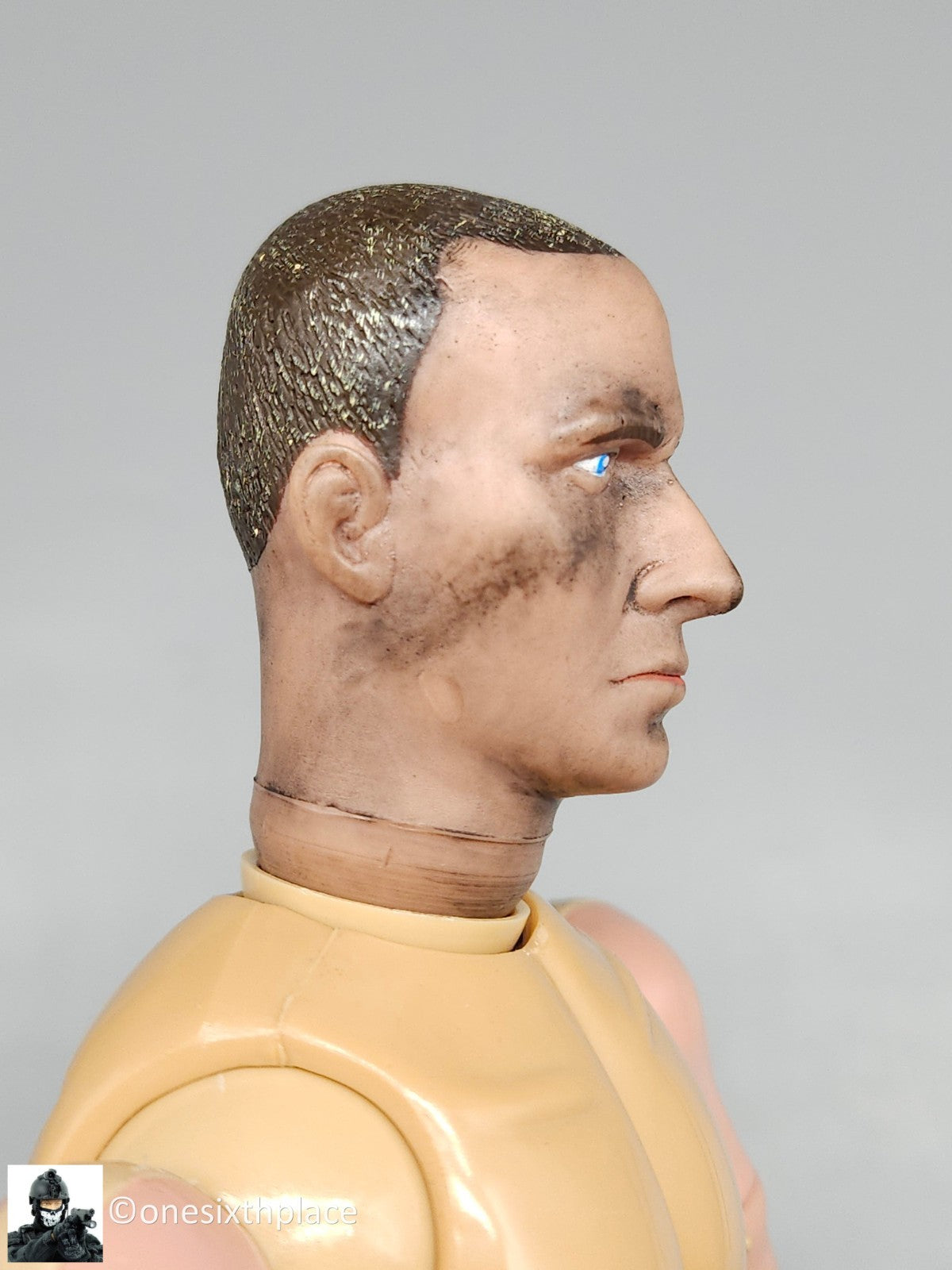 1:6 scale InToyz Sniper Male Nude Body w/ Camo Head for 12" Figures USMC