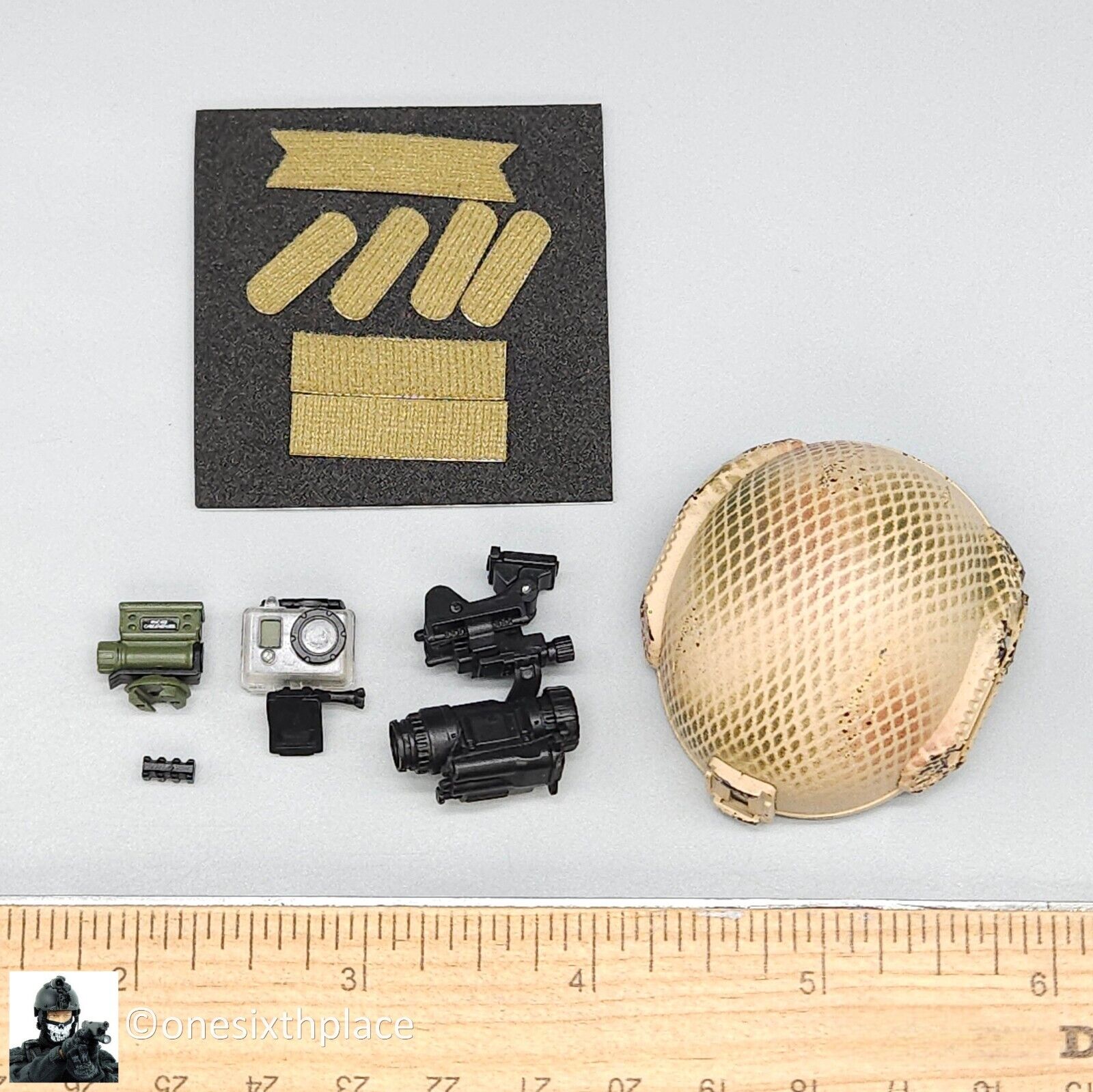 1:6 Easy Simple Russian 561st Emergency Rescue Syria 2018 Camo Helmet w/ NVG