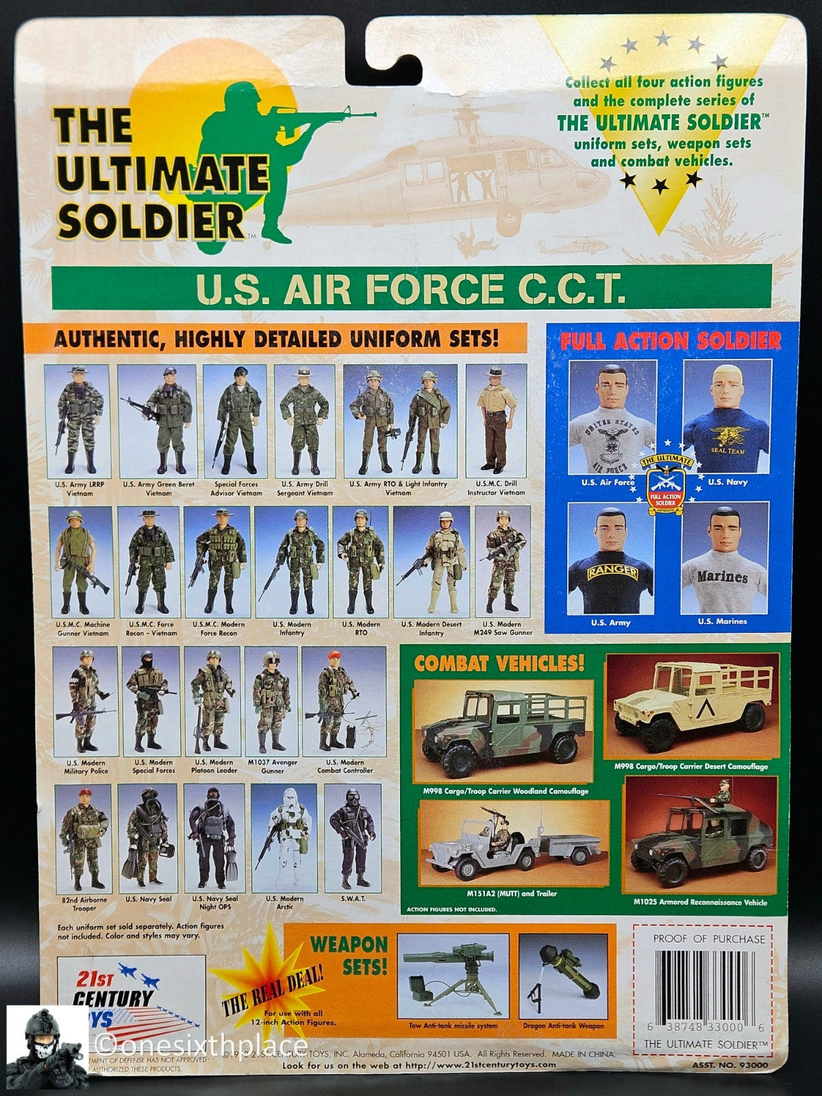 1:6 Ultimate Soldier US Air Force CCT Uniform Set for 12" Figures