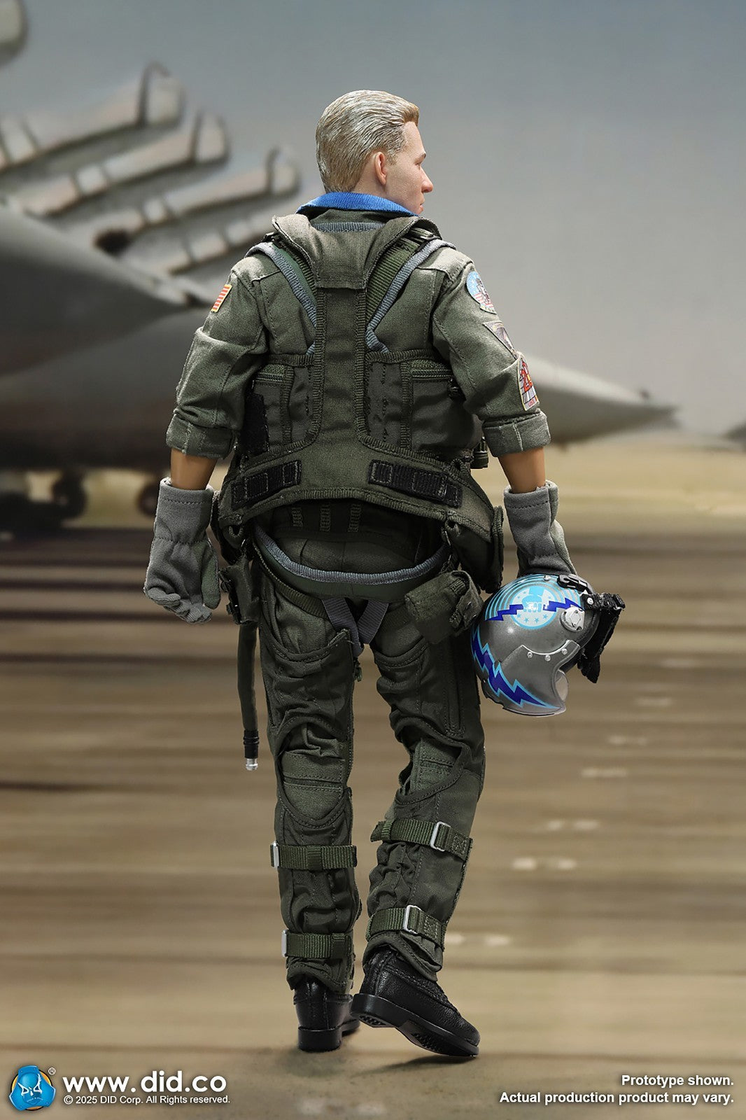 1:6 DID US Navy F-14 Pilot Tom & Nick Flight Vest & G Pants Set for 12" Figures