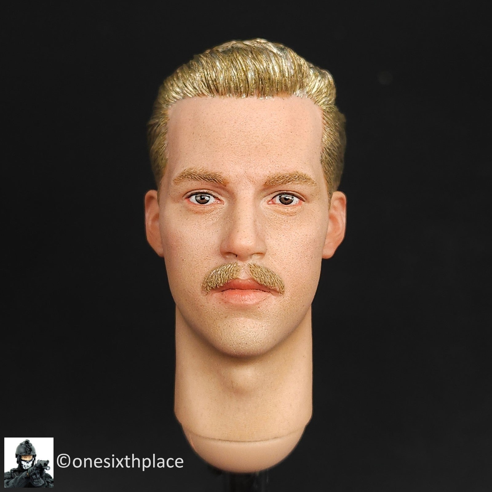 1:6 DID US Navy F-14 Pilot Tom & Nick "Goose" Head Sculpt for 12" Figures