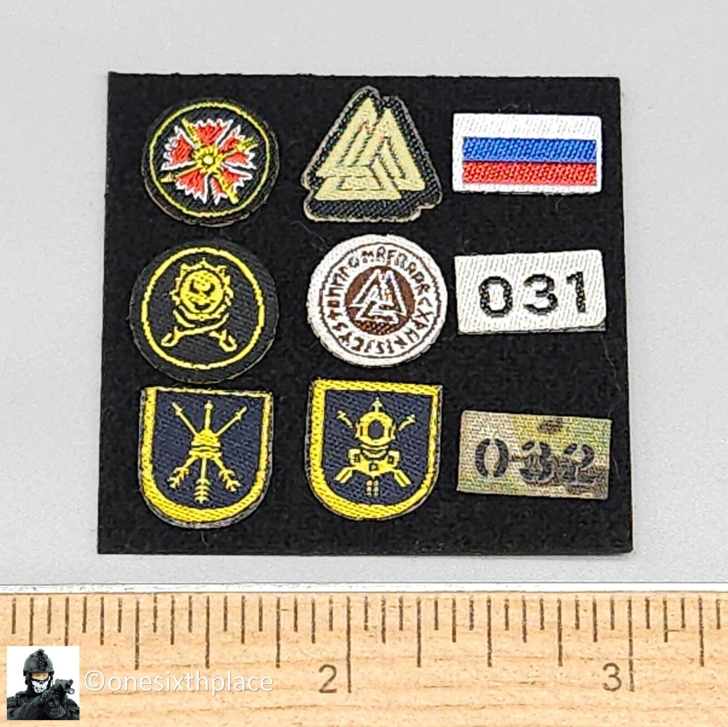 1:6 Easy & Simple Russian 561st Emergency Rescue Syria 2018 Patches Set