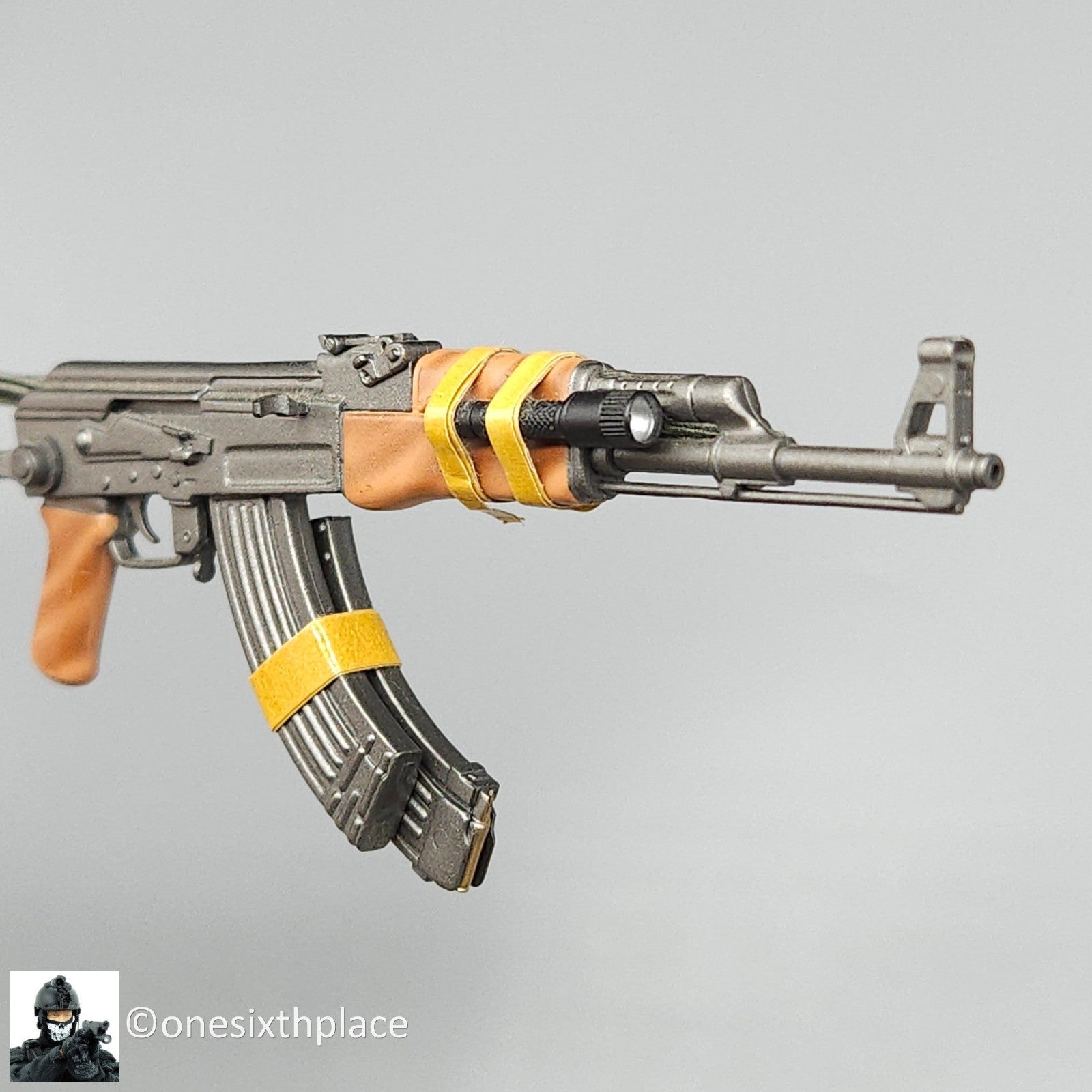 1:6 scale Dragon CIA Agent Jones AK 47 Rifle w/ Folding Stock for 12" Figures