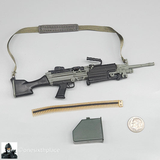 1:6 scale Hasbro GI Joe M249 SAW Machine Gun for 12" Figures