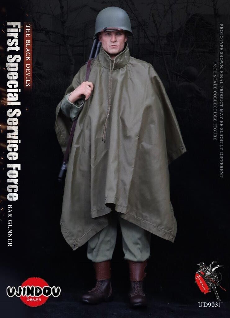 1:6 scale Ujindou WWII First Special Service Force BAR Gunner FJ Scarf