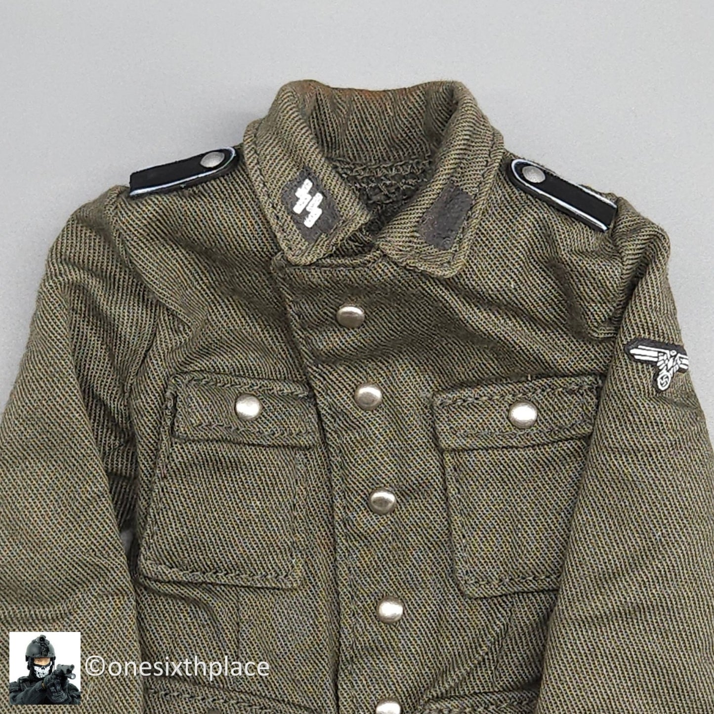 1:6 scale Dragon WWII German Waffen SS LAH Schutz Alfred Tunic for 12" Figures