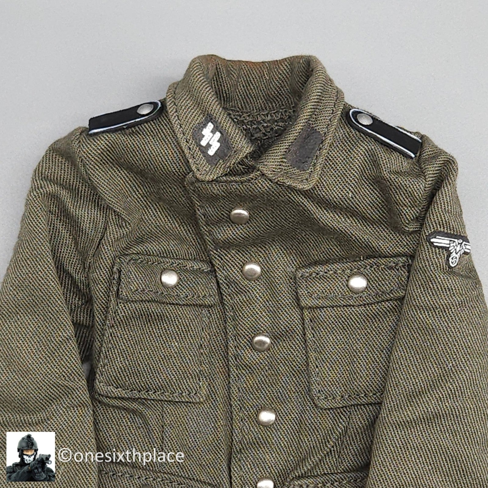 1:6 scale Dragon WWII German Waffen SS LAH Schutz Alfred Tunic for 12" Figures