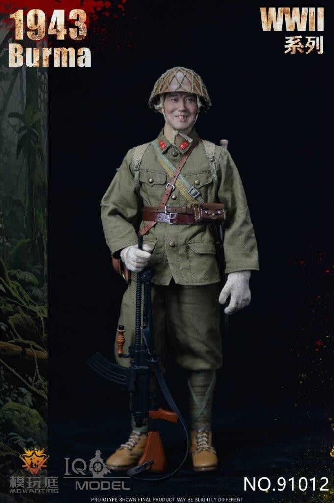 1:6 scale IQO Model WWII Japanese 1943 Burma 12" Figure 91012