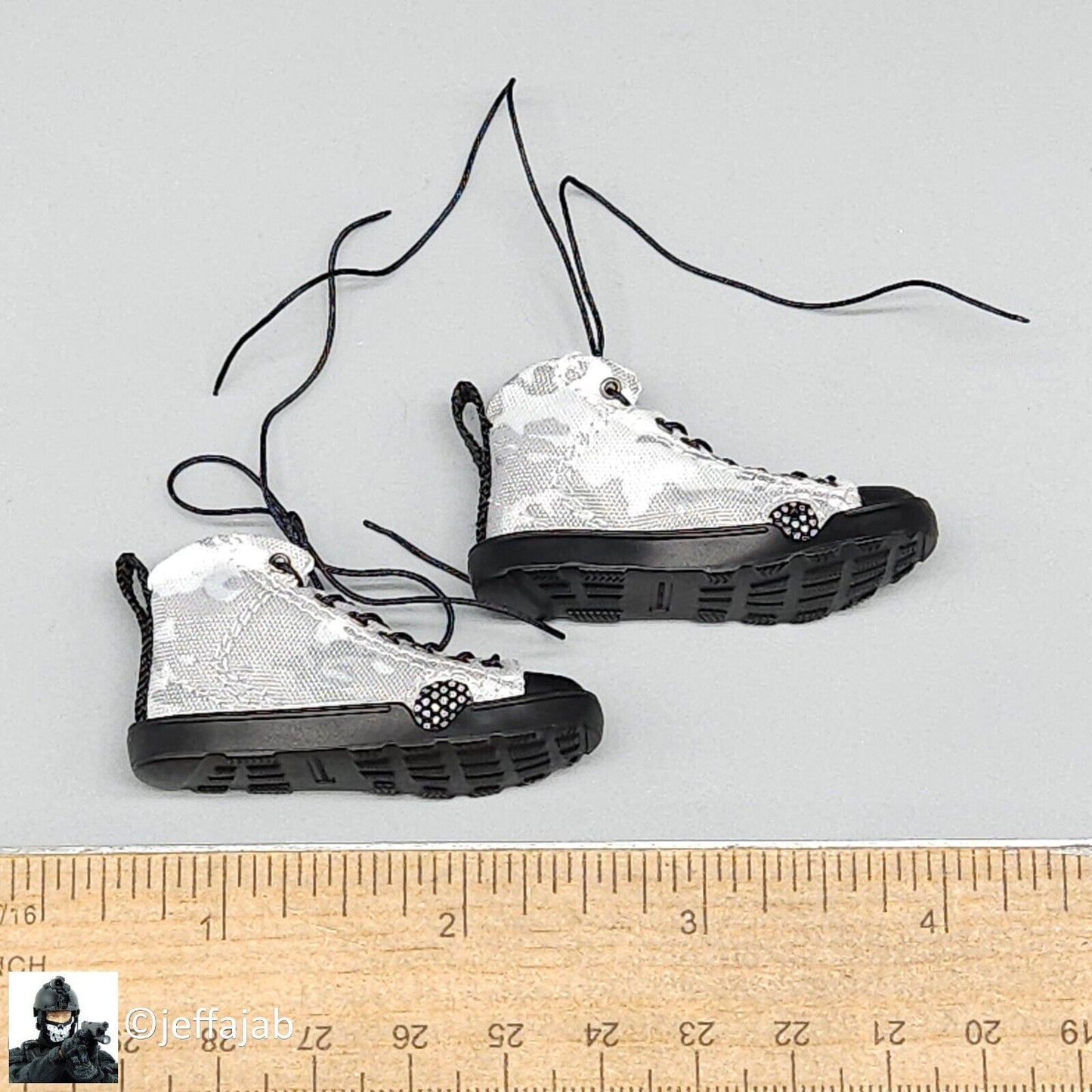 1:6 Easy & Simple PMC Field Recce Camo OTB Assault Boots for 12" Figures