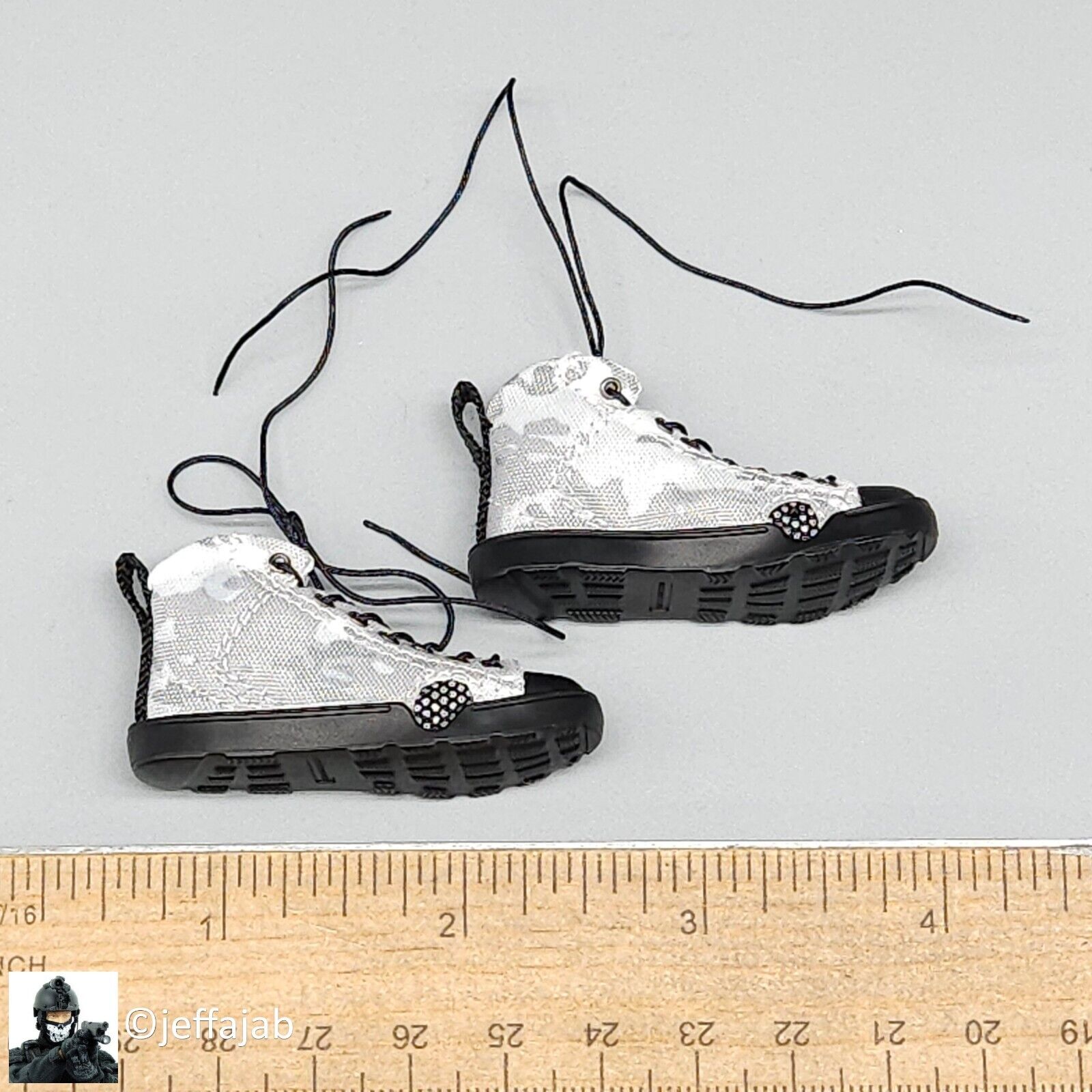 1:6 Easy & Simple PMC Field Recce Camo OTB Assault Boots for 12" Figures