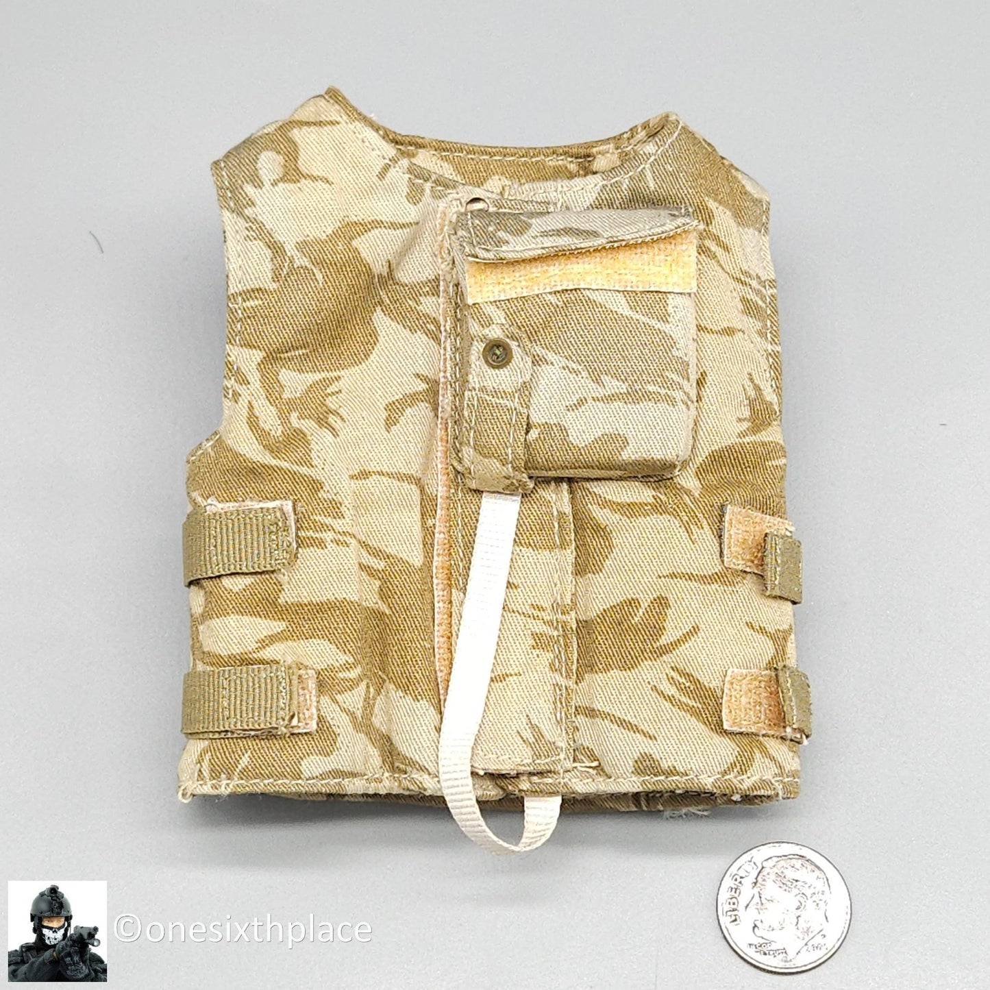 1:6 scale Dragon Aaron Modern British Desert DPM Body Armor Vest for 12" Figures