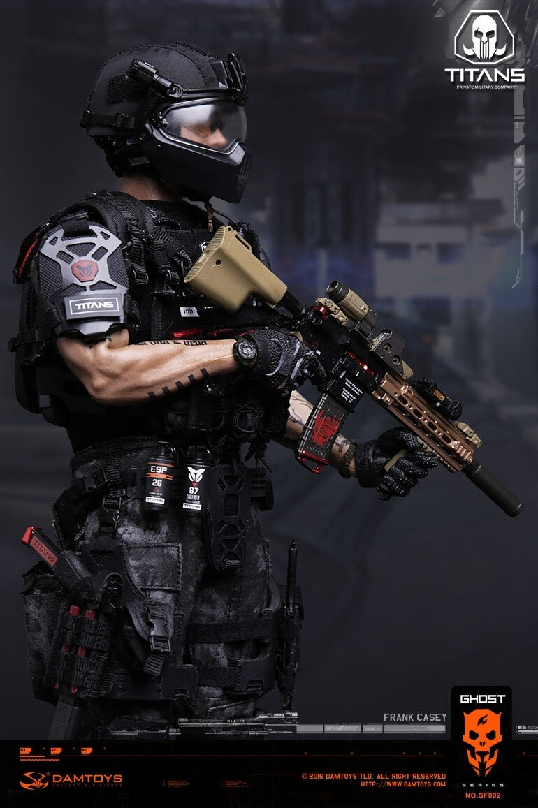 1:6 scale DamToys SF002 GHOST SERIES TITANS PMC Frank Casey 12" Figure