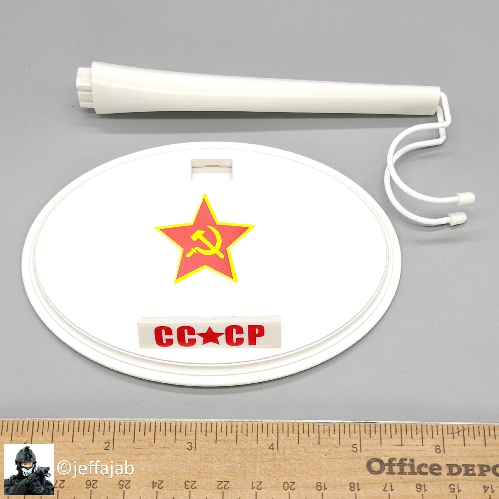 1:6 Flagset Female Red Alert Soviet Tank Lt Galina White Display Stand Base