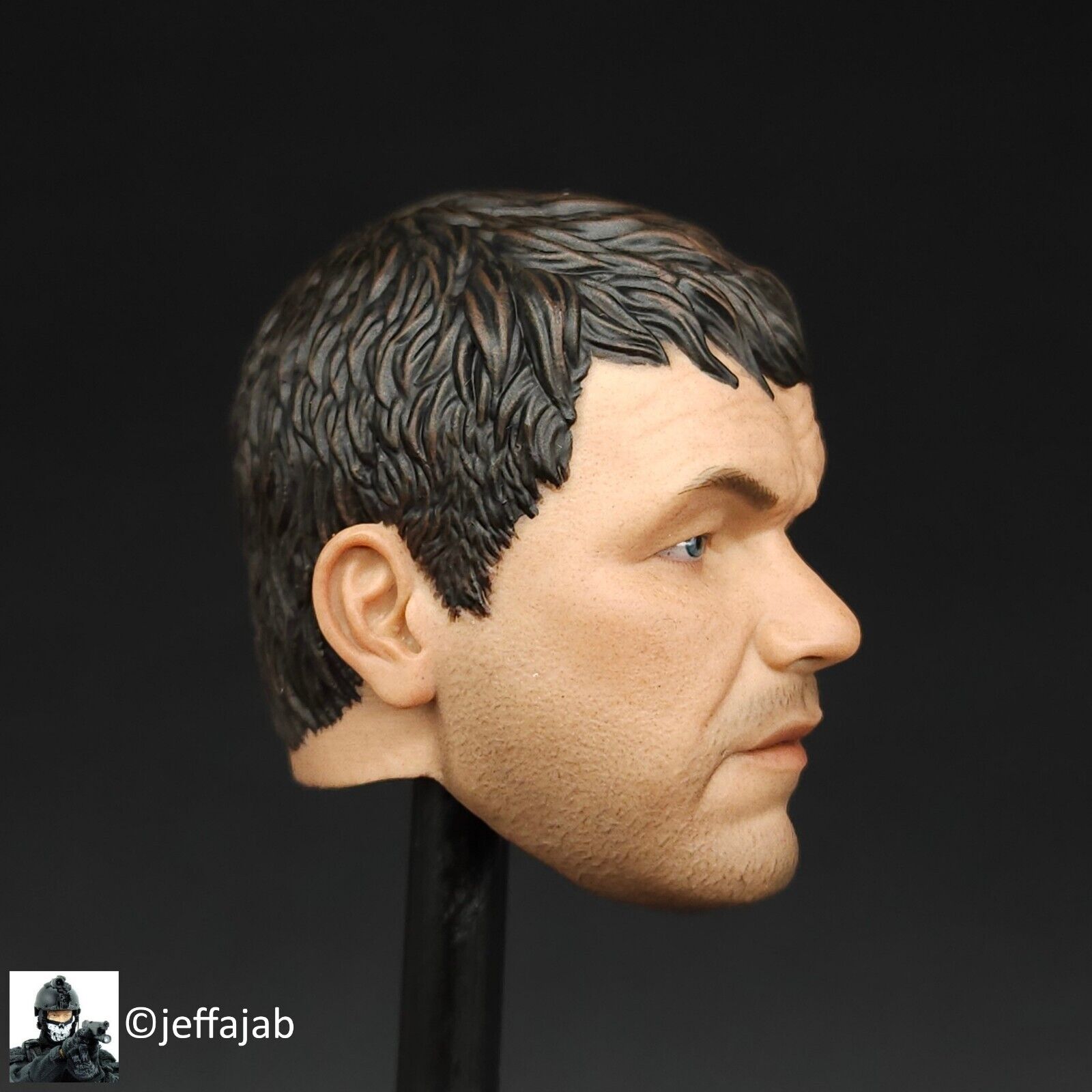 1:6 Easy & Simple Russian FSB Spetsnaz ALPHA Male Head Sculpt for 12" Figures