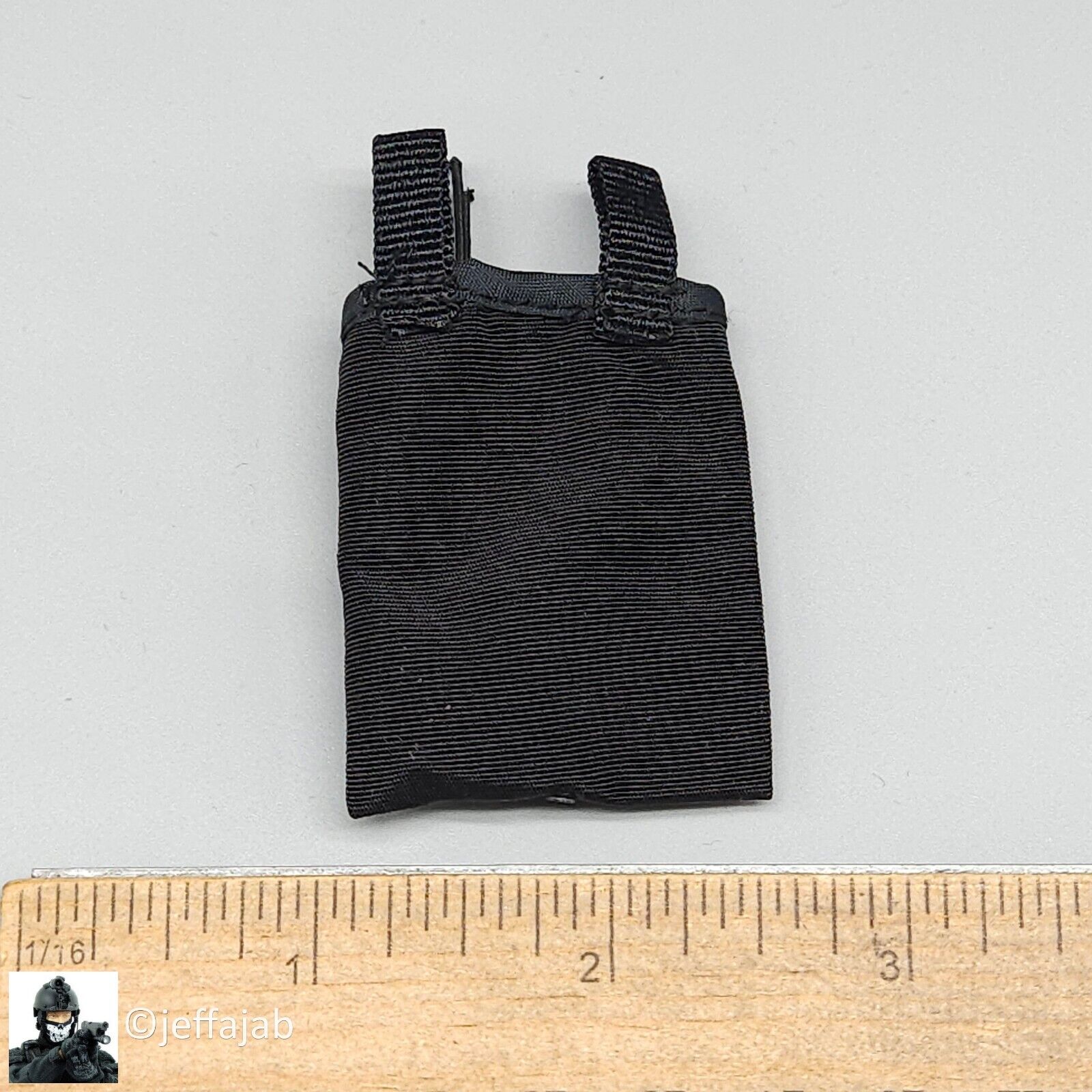 1:6 scale ACE Navy SEAL CQB Black Dump Pouch for 12" Figures