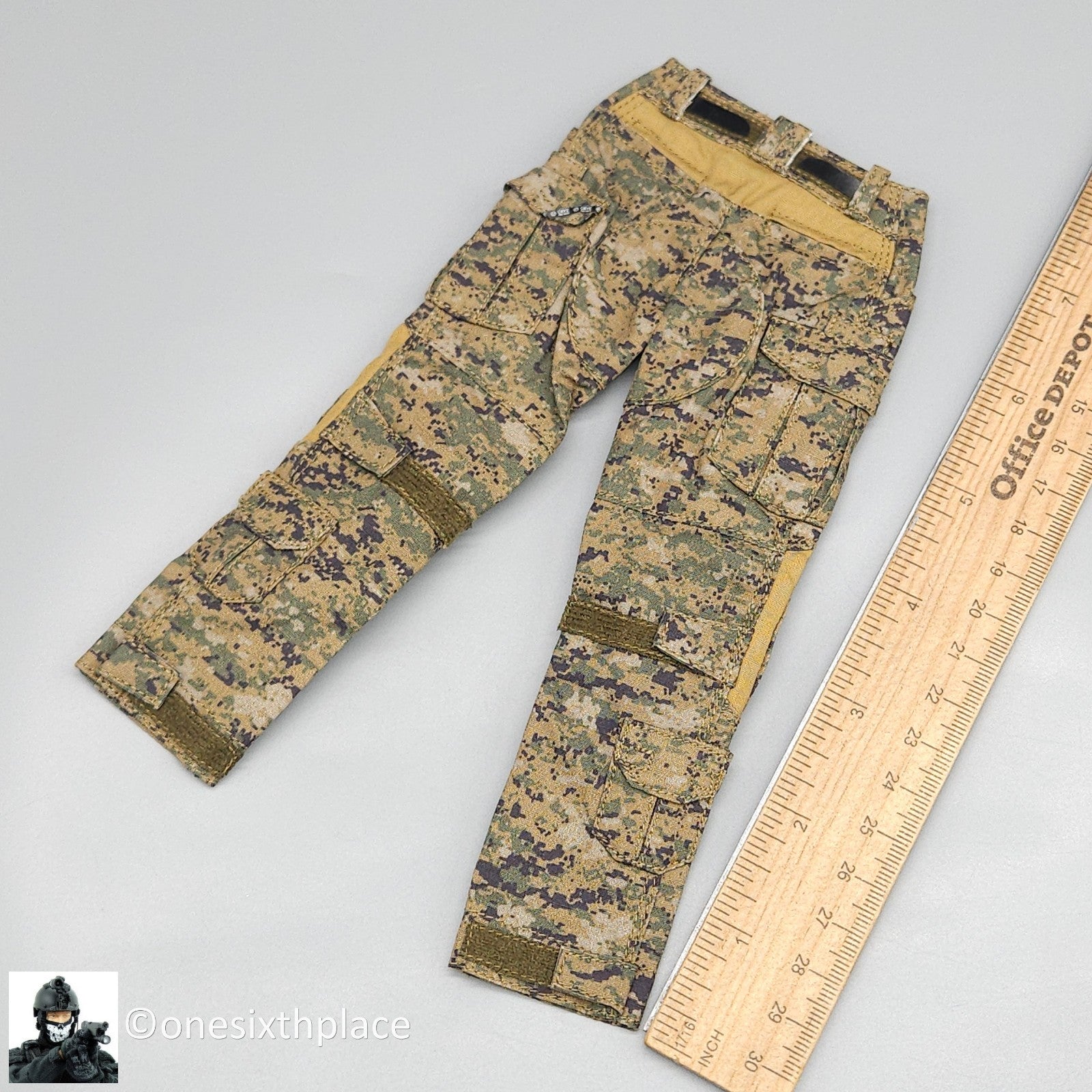 1:6 scale Easy & Simple Coalition Forces British SAS MARPAT Pants for 12" Figure