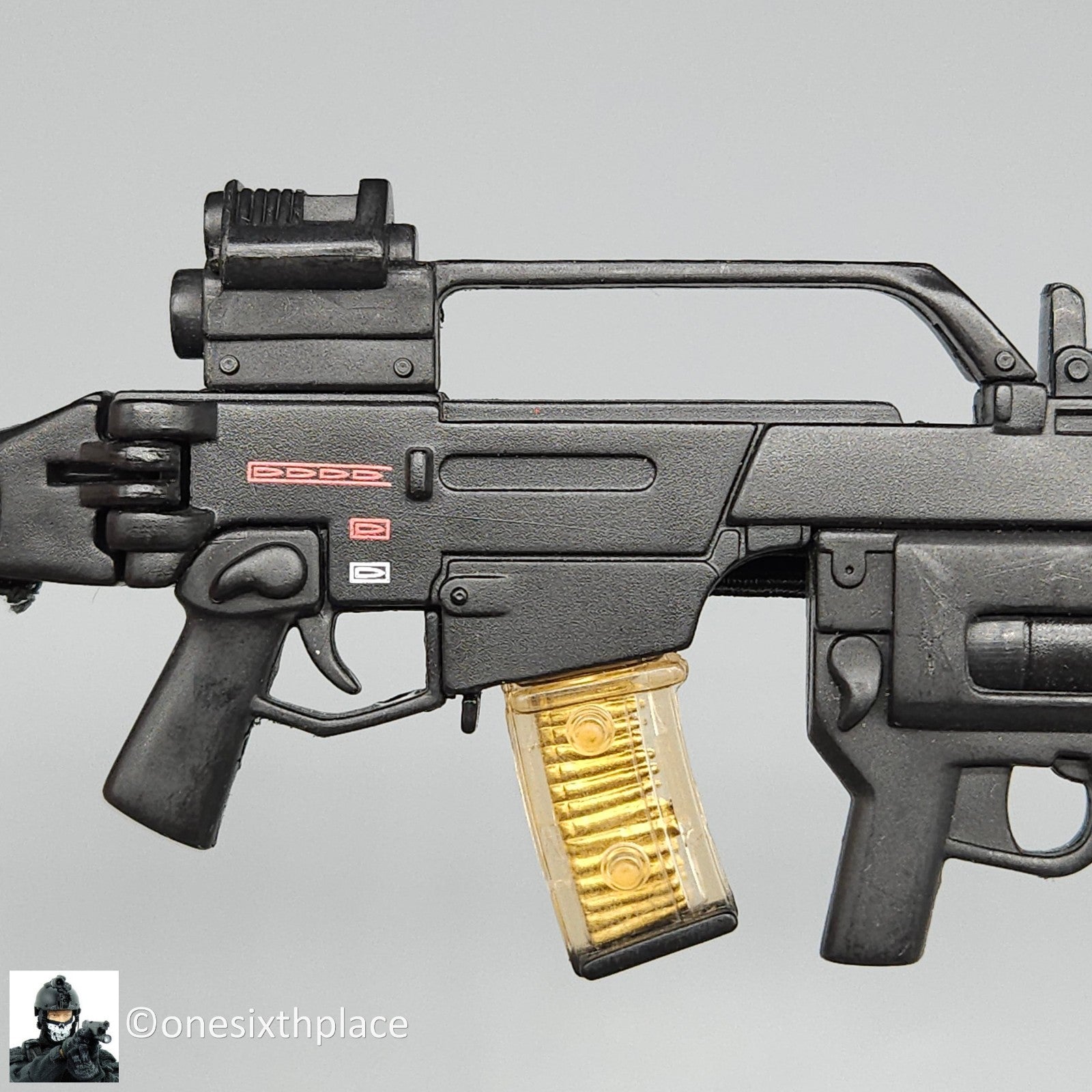 1:6 scale Hasbro G36 Rifle w/ Grenade Launcher for 12" Figures