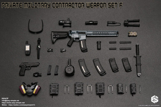 1:6 Easy & Simple Private Military Contractor Weapon Set F Ver. F for 12" Figure