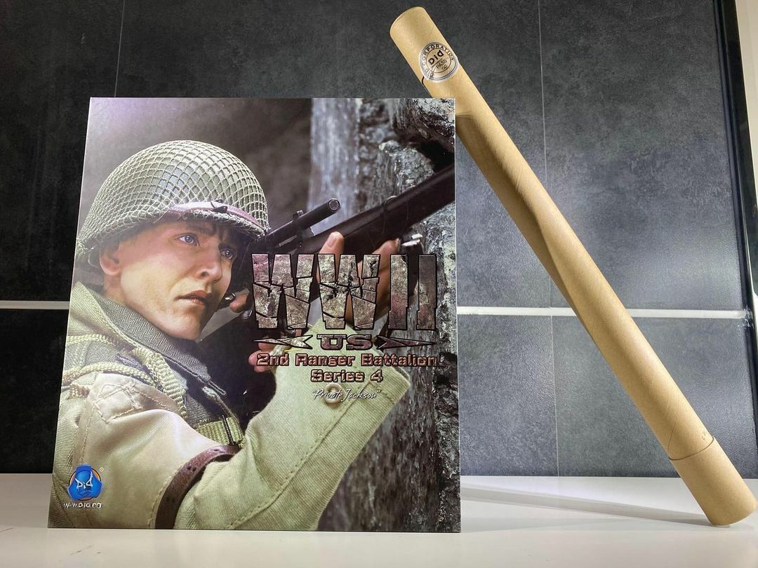 1:6 DiD WWII US 2nd Ranger Private Jackson Promotional Wall Poster 12" GI Joe