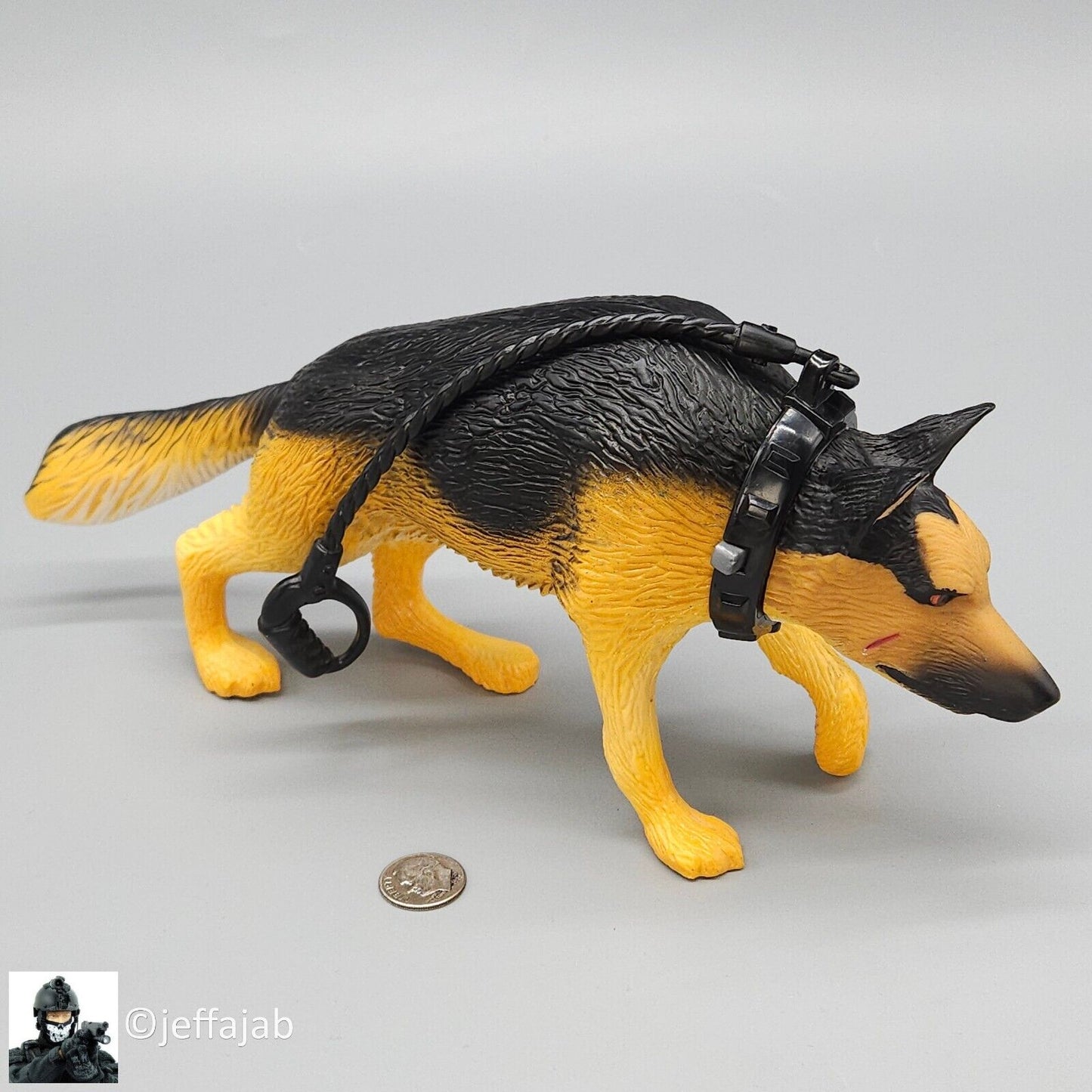 1:6 Hasbro Action Man Mission K9 German Shepherd Dog for 12" Figure K-9