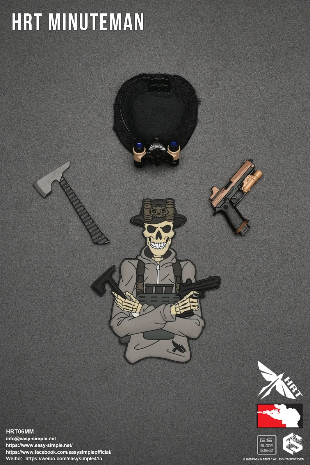 1:1 scale Easy & Simple HRT Minuteman ShotShow 2025 Life Size PVC Patch