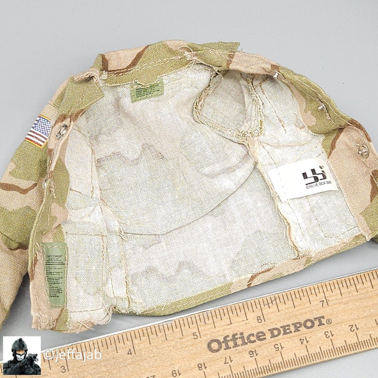 1:6 BBI Freedom Force USMC 1st Marine Div Desert Camo Uniform for 12" Figures