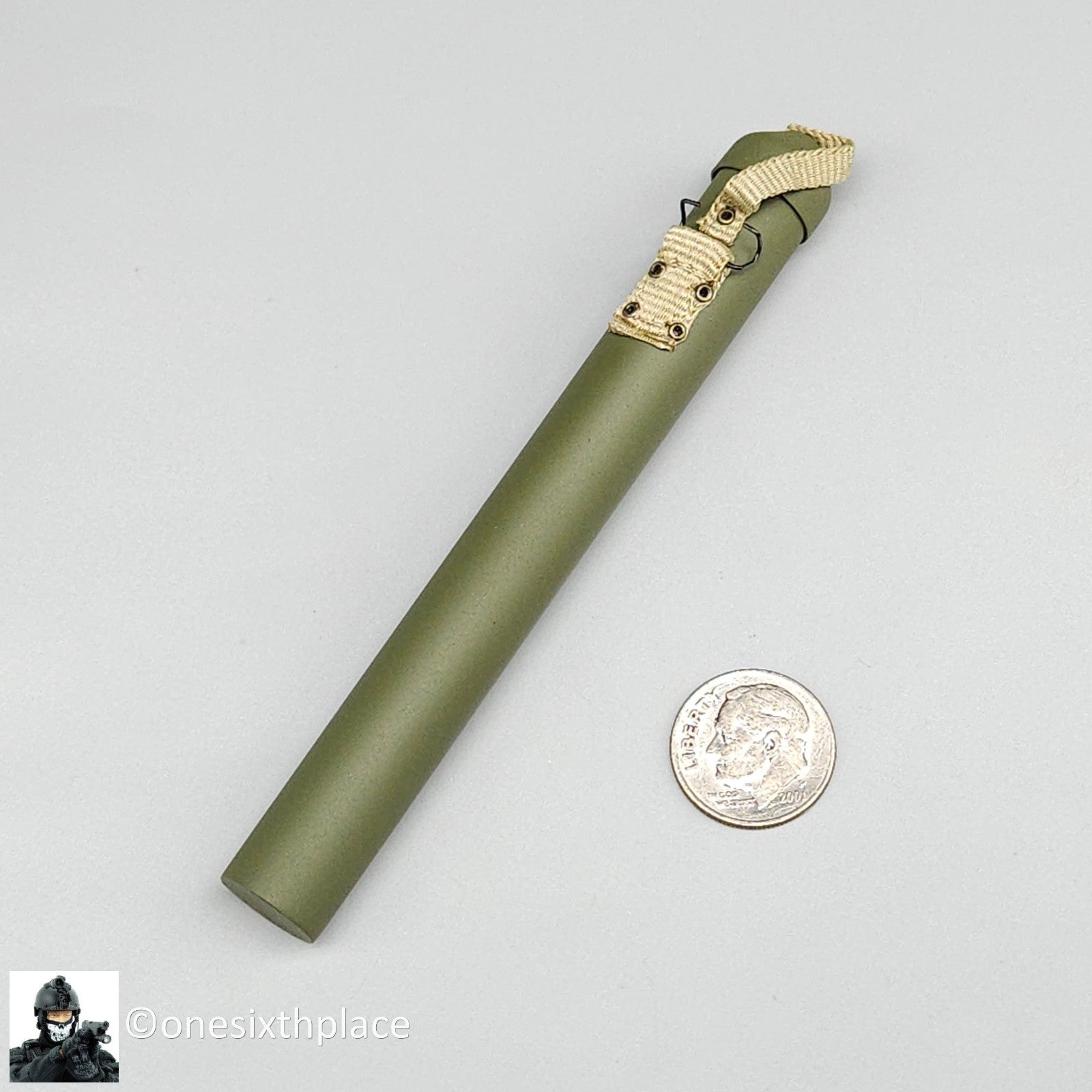 1:6 DiD WWII US 2nd Ranger Sniper Jackson Rifle Scope Case (Metal) 12" Figures