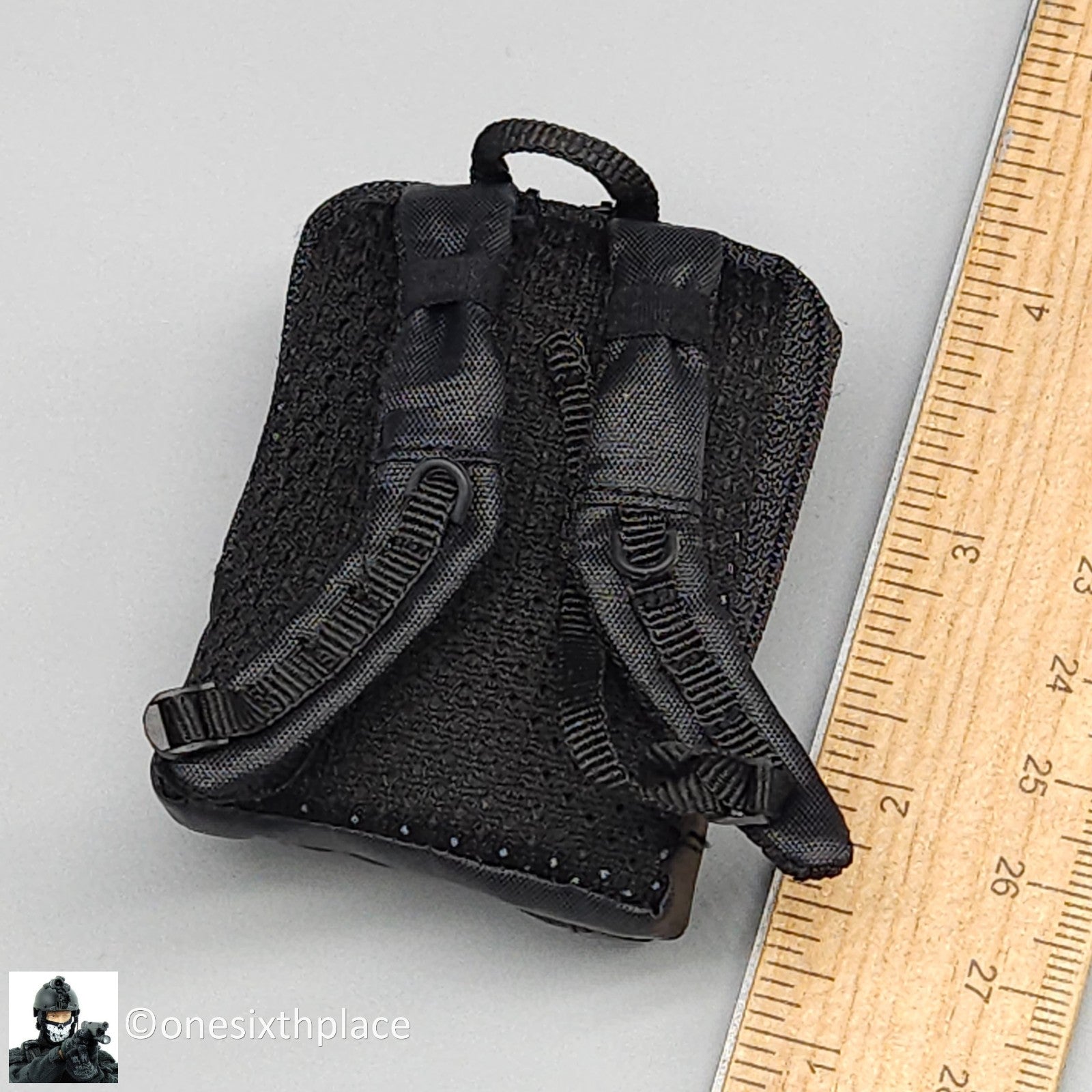 1:6 Easy & Simple HRT Minuteman ShotShow 2025 Black Backpack for 12" Figures