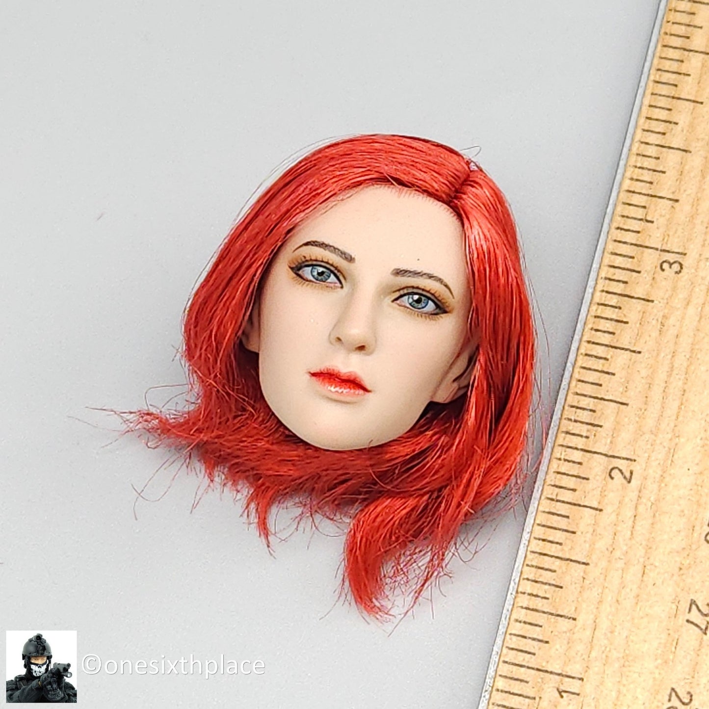 1:6 TBLeague PL2022-202A Hell’s Messenger Golden Female Red Hair Head 12" Figure