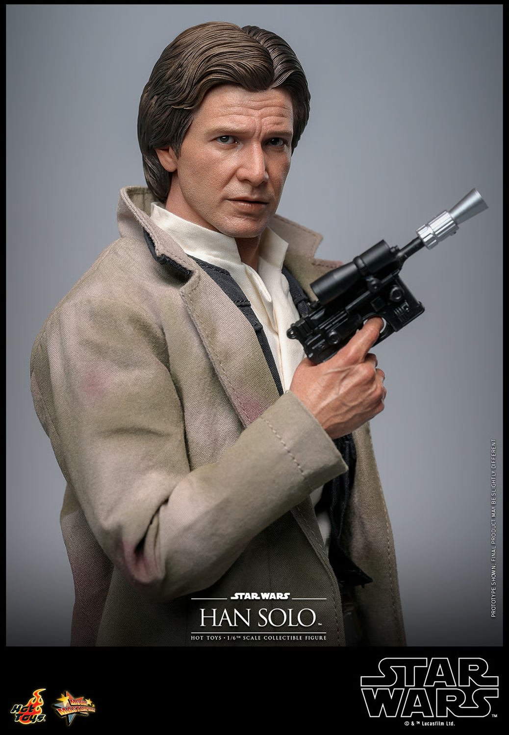 1:6 scale Hot Toys Star Wars Han Solo 12" Action Figure MM740