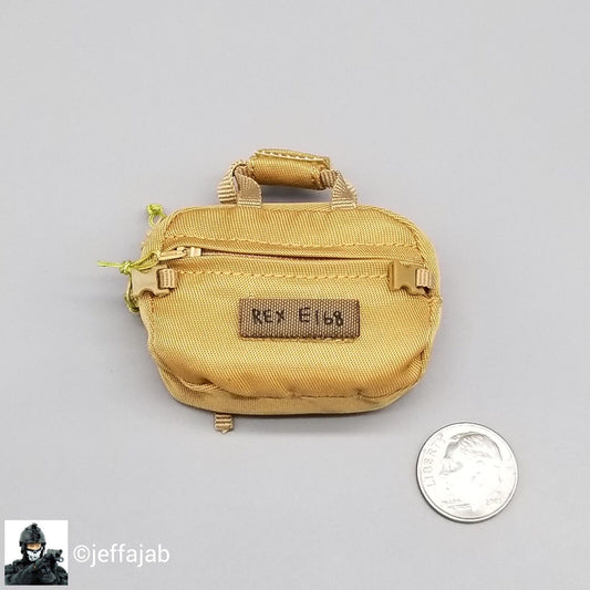 1:6 Scale Flagset Female USMC Dog Trainer Large Tan Utility Pouch for 12" Figure