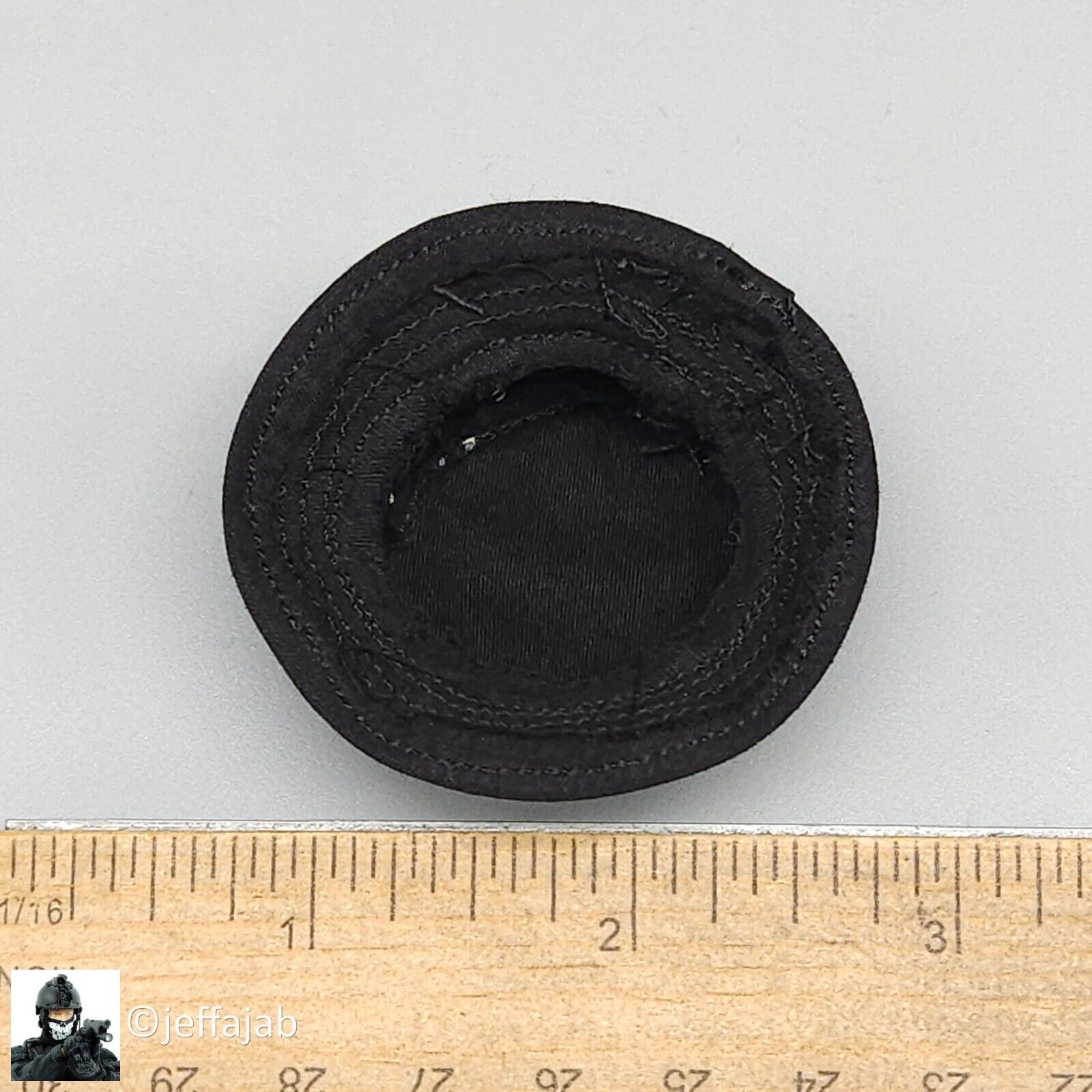 1:6 scale Ujindou Vietnam MACV-SOG Cross-Border Operation Black Boonie Hat