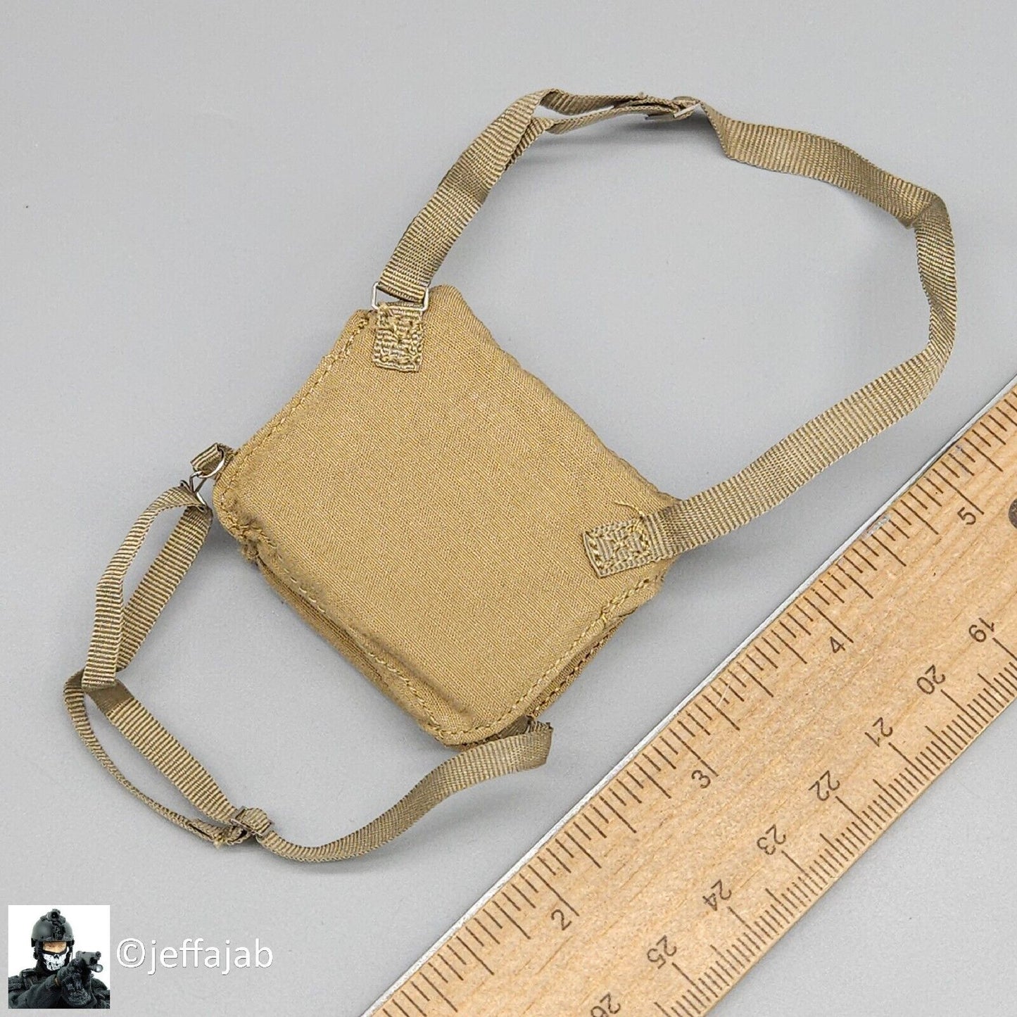 1:6 Ujindou WWII The Big Red One US Army Lightweight Gas Mask Bag for 12" Figure